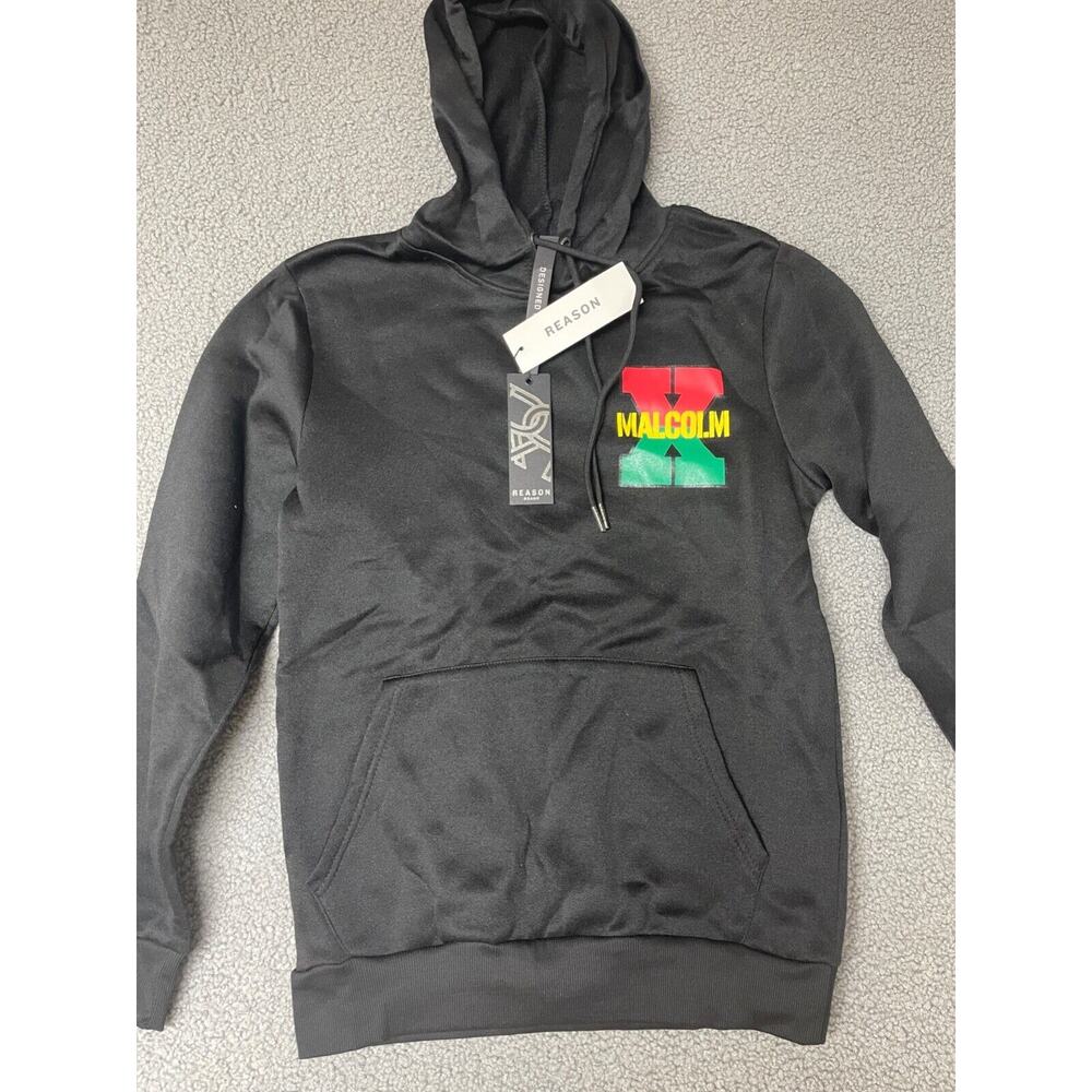 Malcolm X Reason Brand Men’s Hoodie‎ small Retails for $64